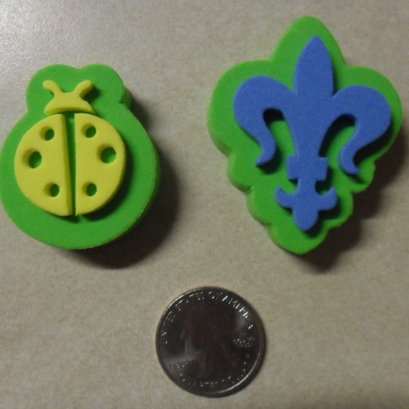 Set of 11 New Assorted Jr Small Chunky Foam Stamps - Picture 7 of 8